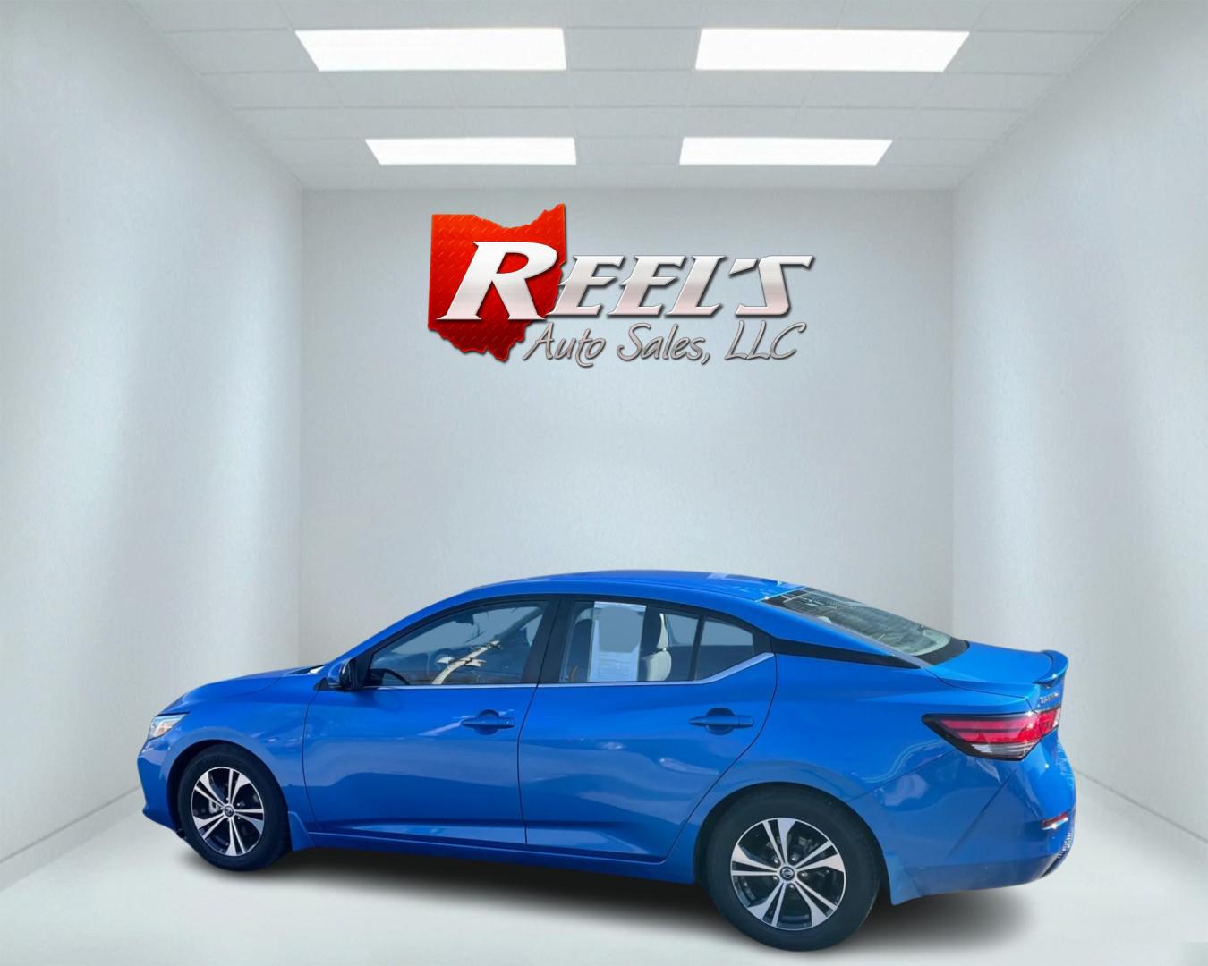 2020 Blue /Black Nissan Sentra SV (3N1AB8CV5LY) with an 1.8L I4 SFI DOHC 16V engine, CVT transmission, located at 547 E. Main St., Orwell, OH, 44076, (440) 437-5893, 41.535435, -80.847855 - Photo#12